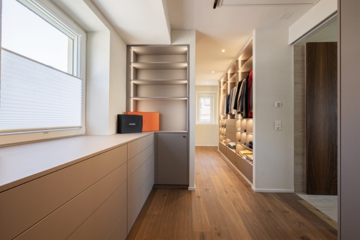 Dressing Couloir Rangements Menuiserie Suarato Lausanne