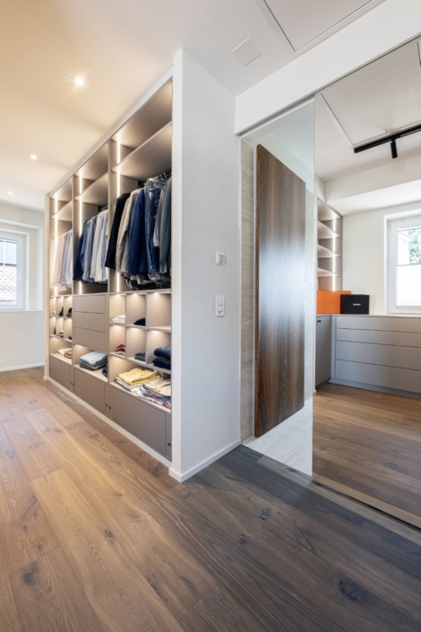 Dressing Vue Rangements Menuiserie Suarato Lausanne